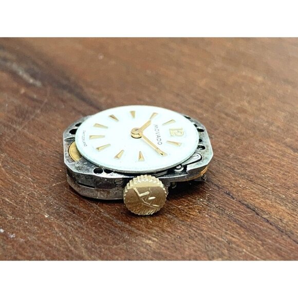 Movado Women's Watch 17J Swiss Mechanical Movement WORKS FOR REPAIR PARTS - Picture 5 of 8